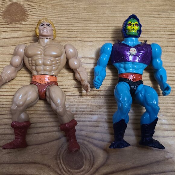 He-Man and Skeletor 1981 and 1985 Vintage Toy figures lot (X2) - Picture 1 of 6